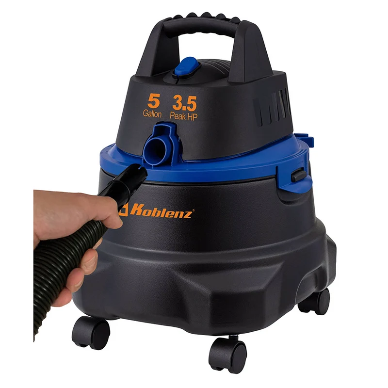 Aspiradora de Alta Potencia Seco / Mojado 5 Galones Koblenz WD-5MA