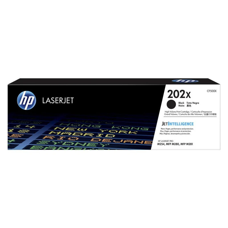 HP Tóner Negro 202X (CF500X) 3,200 Páginas