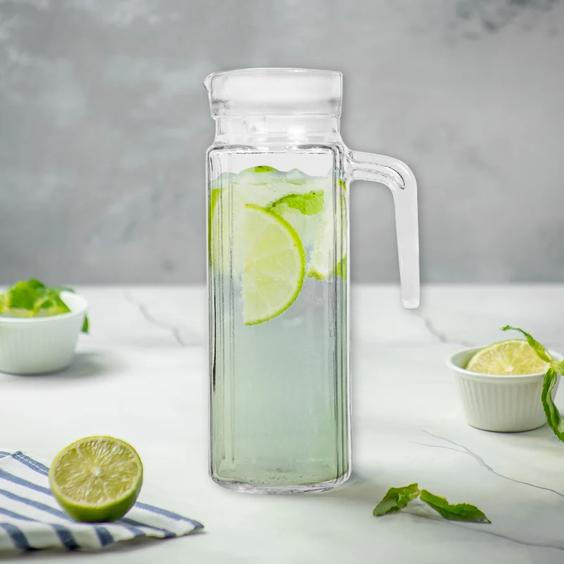 Elegante Jarra de Cristal Libbey 1 Litro