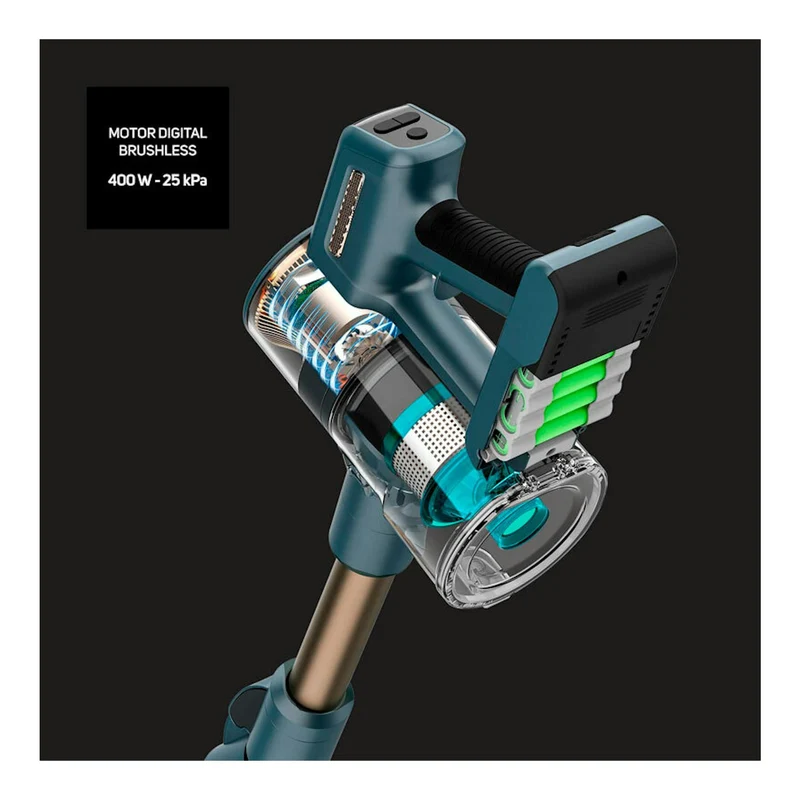 Aspirador escoba Taurus Homeland Digital Animal Flex – 415 W, 30.000 Pa, 60 min