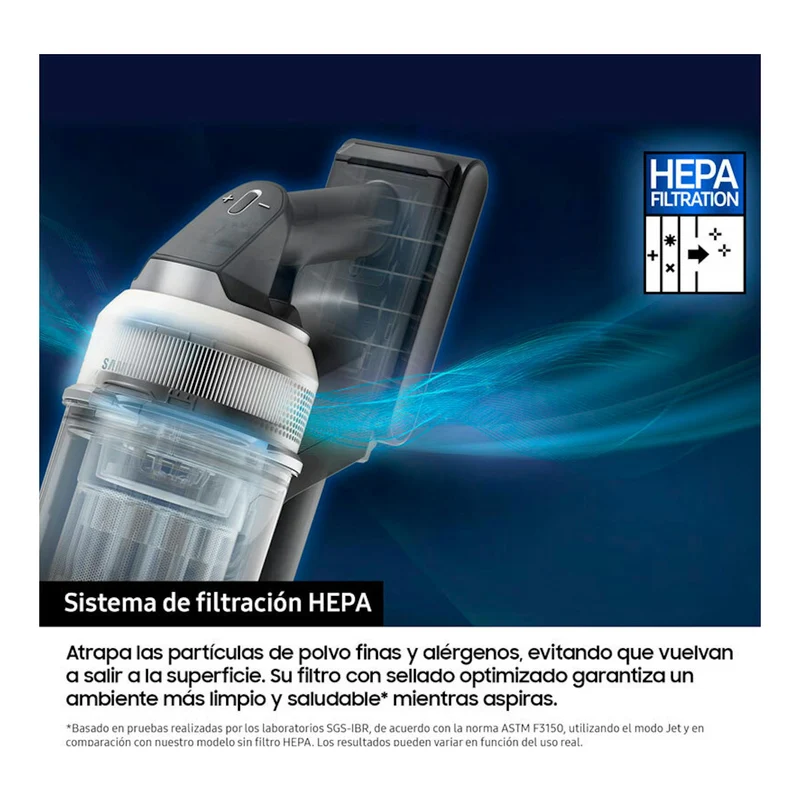 Aspiradora escoba Samsung Bespoke AI Jet Lite 280AW – 280 AW, HEPA, sin cable