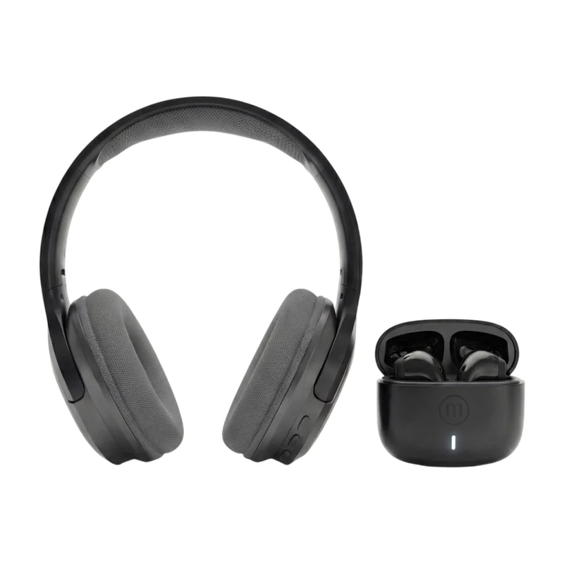 Maxell Audífonos Inalámbricos de Diadema Fly + Audífonos Inalámbricos Elio
