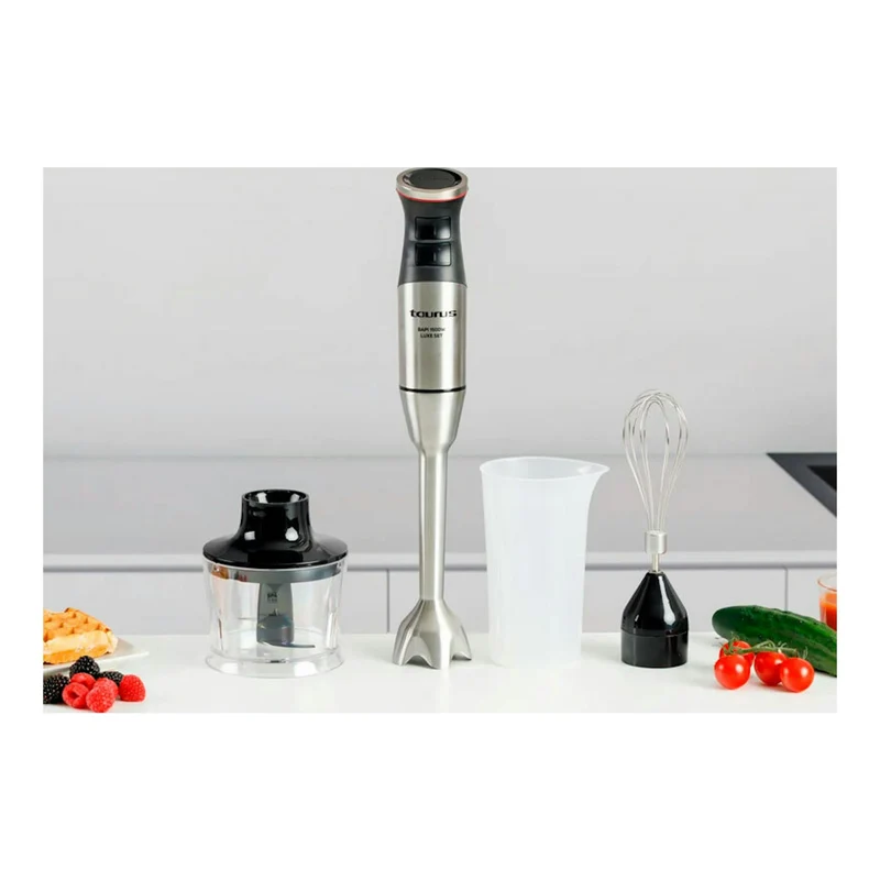 Batidora de mano Taurus BAPI 1500 LUXE SET – 1500 W, 20 velocidades, Turbo