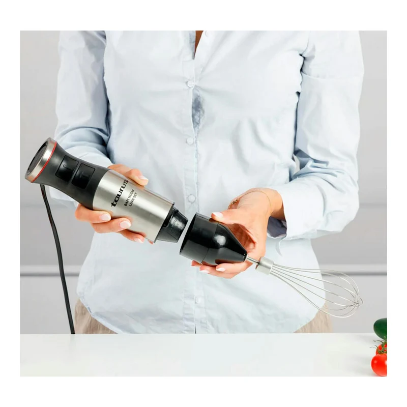 Batidora de mano Taurus BAPI 1500 LUXE SET – 1500 W, 20 velocidades, Turbo