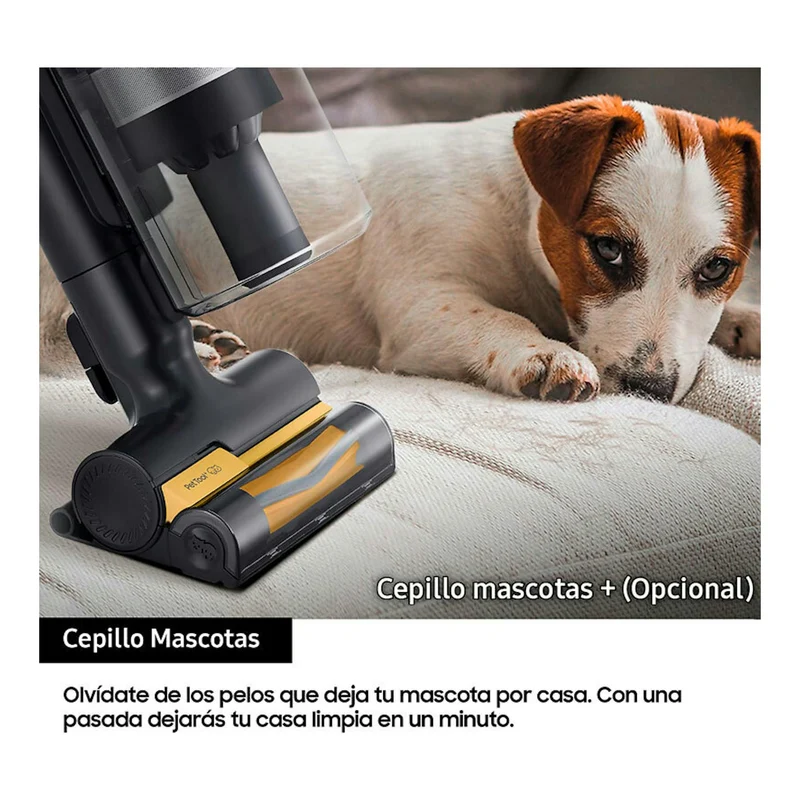 Aspiradora escoba Samsung Jet 75E Complete VS20B75ACR5/WA – sin cable, 200 AW, 60 min