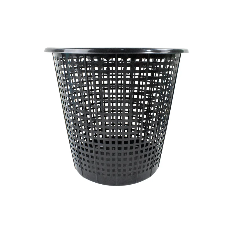 Set de 2 Cestos calados 8L color Negro