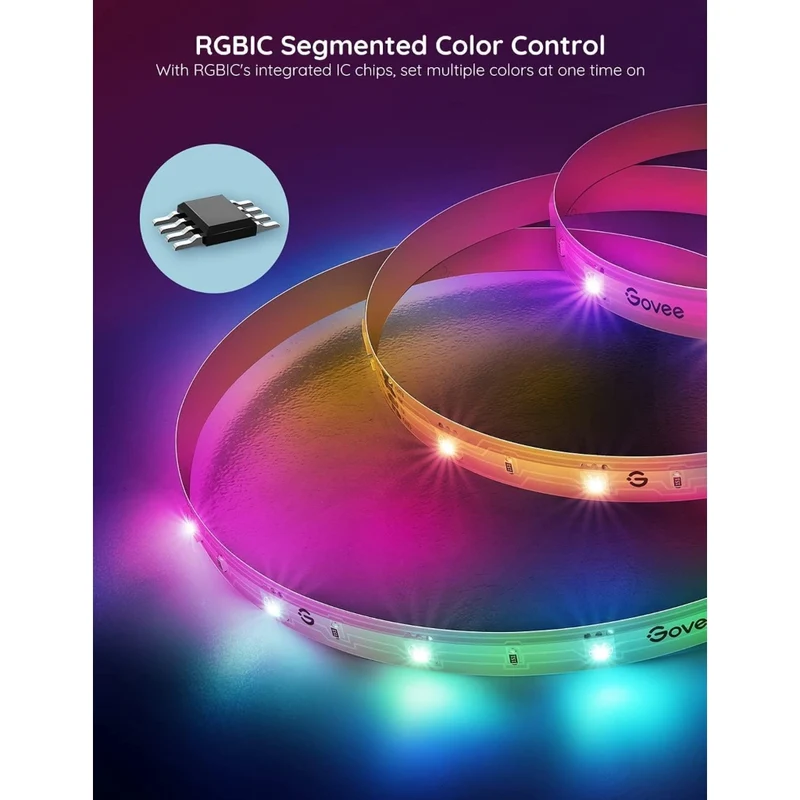 Govee Tira de Luces Inteligentes LED Gaming RGBIC 5 Metros, H618a