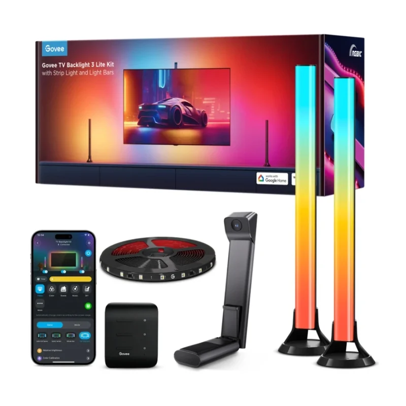Govee Kit Luces Inteligentes Envisual TV Retroiluminación 3 Lite, H605A111