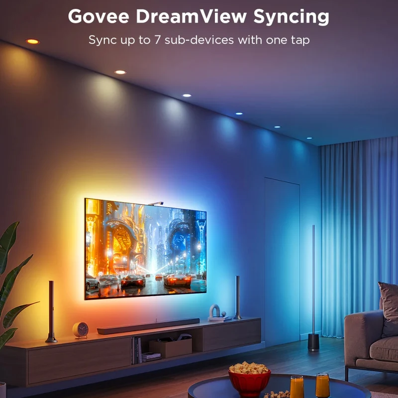 Govee Kit Luces Inteligentes Envisual TV Retroiluminación 3 Lite, H605A111