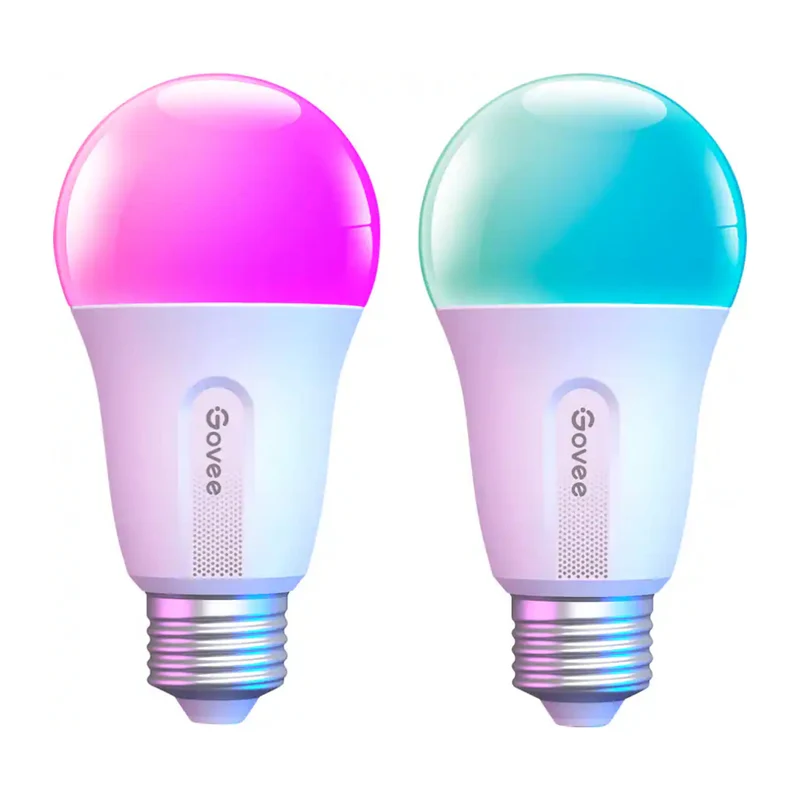 Govee Set Bombillo Inteligente LED Bulb 800LM E26 H6004, 2 Unidades