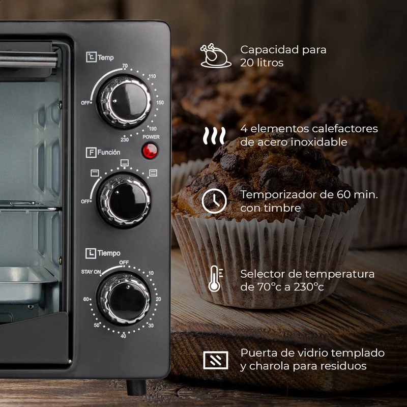 Horno Tostador de 20L