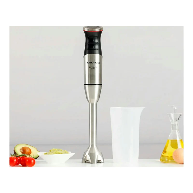 Batidora de mano Taurus BAPI 1500 LUXE – 1500 W, 20 velocidades, turbo