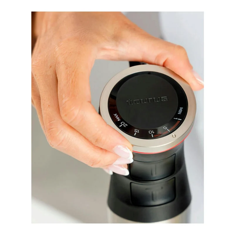 Batidora de mano Taurus BAPI 1500 LUXE – 1500 W, 20 velocidades, turbo