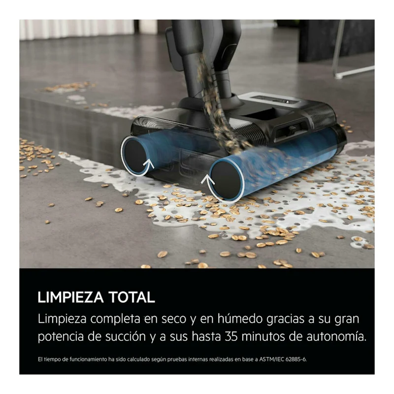 Aspiradora escoba AEG AW82U1DB – Sin cable, Wet&Dry, Autolimpieza