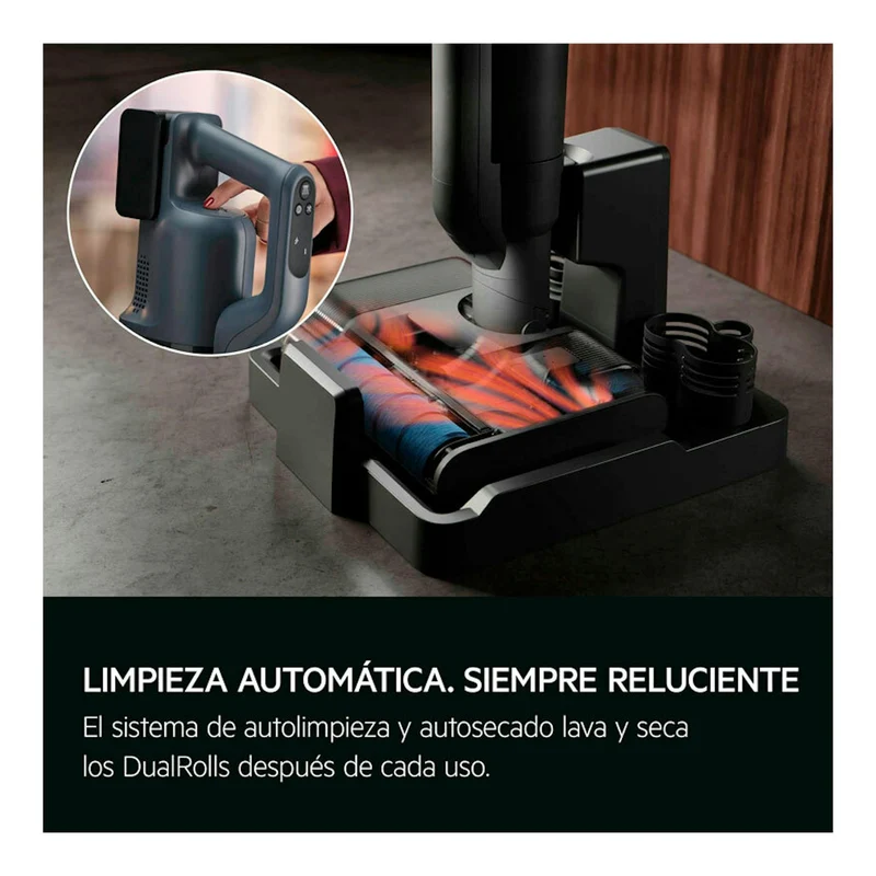 Aspiradora escoba AEG AW82U1DB – Sin cable, Wet&Dry, Autolimpieza