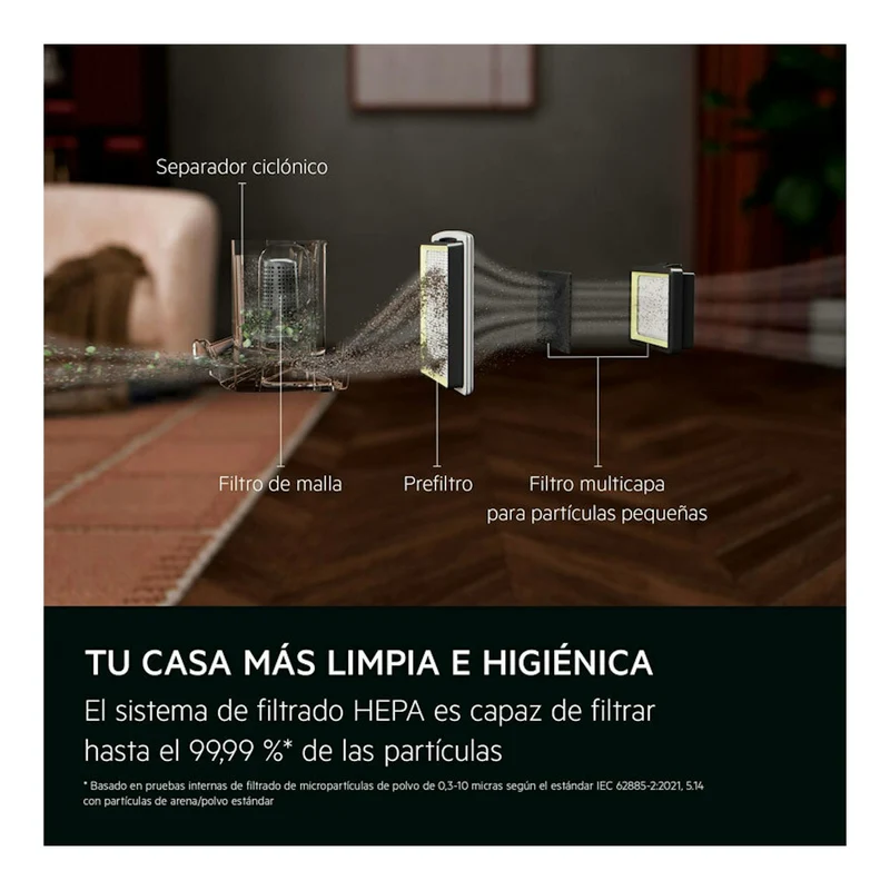 Aspirador sin bolsa AEG AL31C1DG – 1000 W, HEPA, 2 L