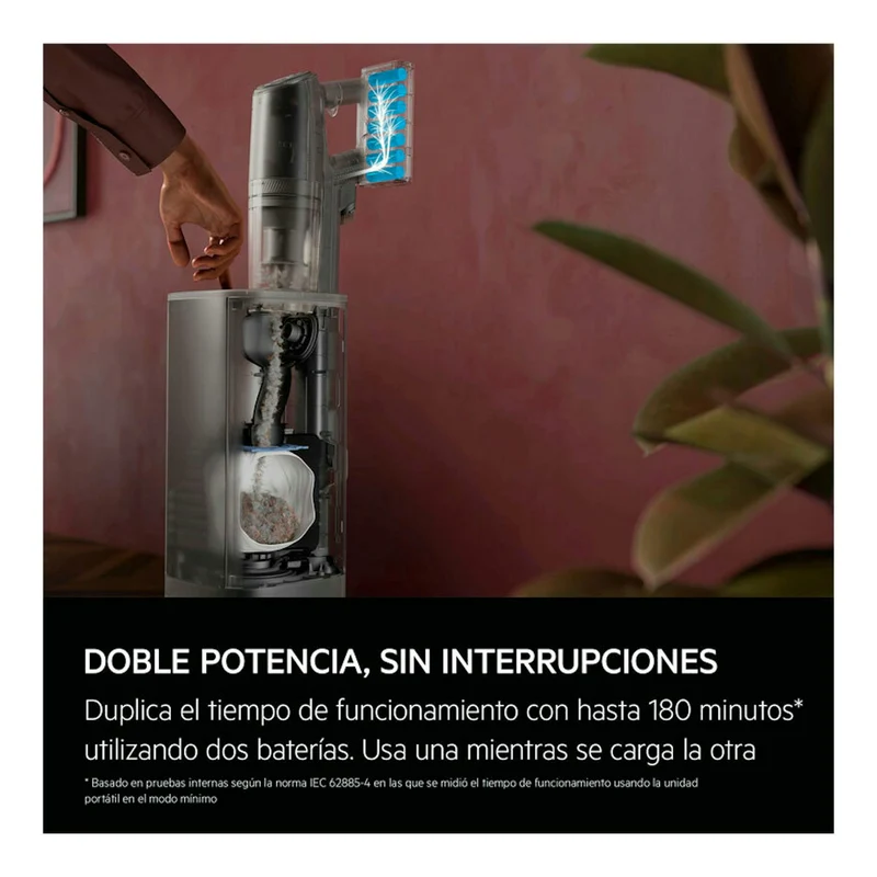 Aspiradora escoba AEG AP83AB25DG – Sin cable, 90 min, Animal 8000