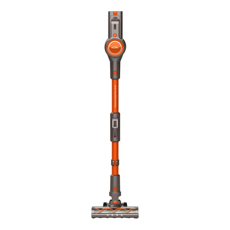 Aspirador escoba Solac Turbobat Digital Flex 29.6V – inalámbrico, 200 W, HEPA