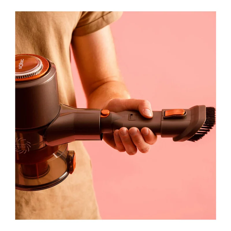 Aspirador escoba Solac Turbobat Digital Flex 29.6V – inalámbrico, 200 W, HEPA
