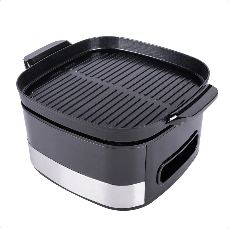 Freidora De Aire Daewoo Grill Y Deshidratador Digital 5.5l Negro