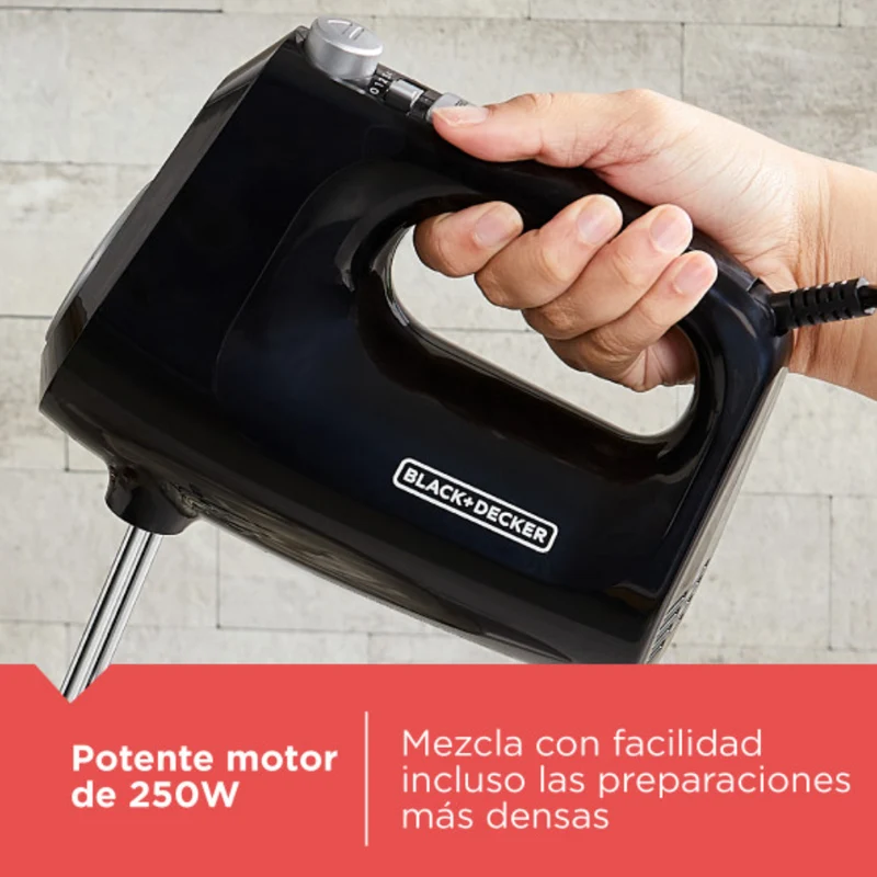 Black & Decker Batidora 2 en 1 Vertical/Manual 250W, MX9125-1BDLA