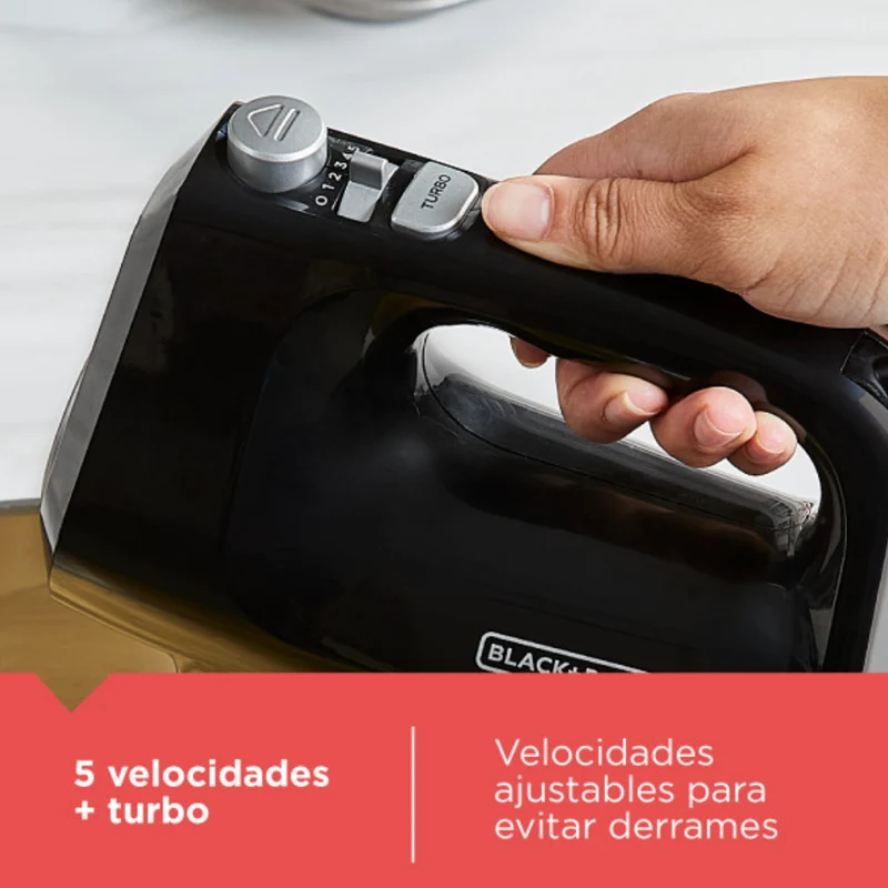 Black & Decker Batidora 2 en 1 Vertical/Manual 250W, MX9125-1BDLA