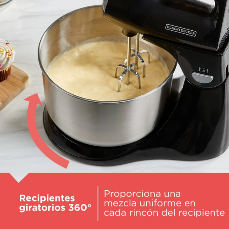 Black & Decker Batidora 2 en 1 Vertical/Manual 250W, MX9125-1BDLA