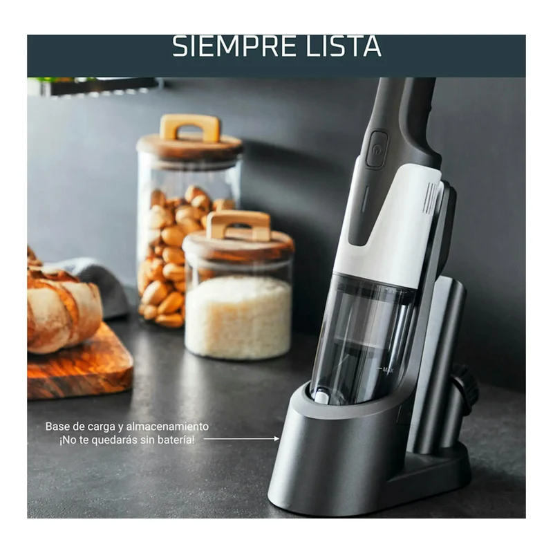 Aspiradora de mano Rowenta X-Touch AC9736WO – Sin cable, Base de carga, 480 L/min