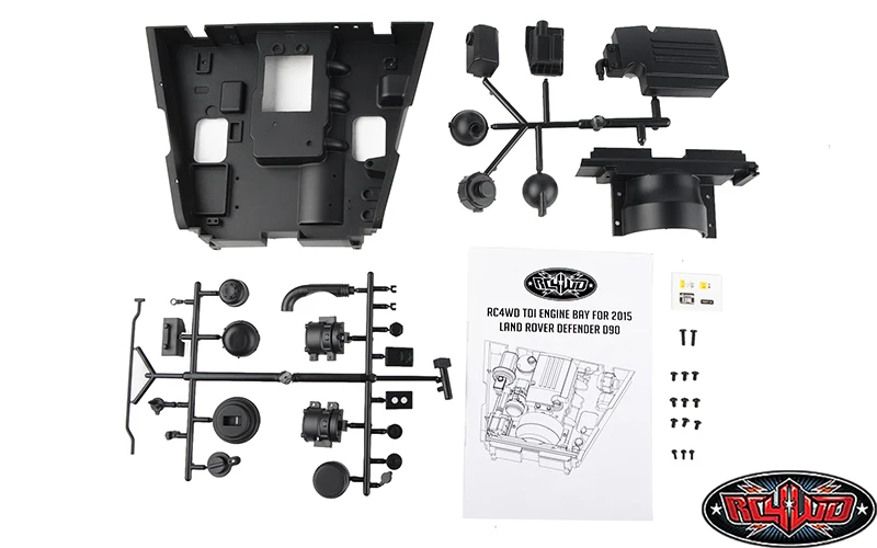 RC4WD Baie moteur TDI Land Rover D90 2015 Z-B0256