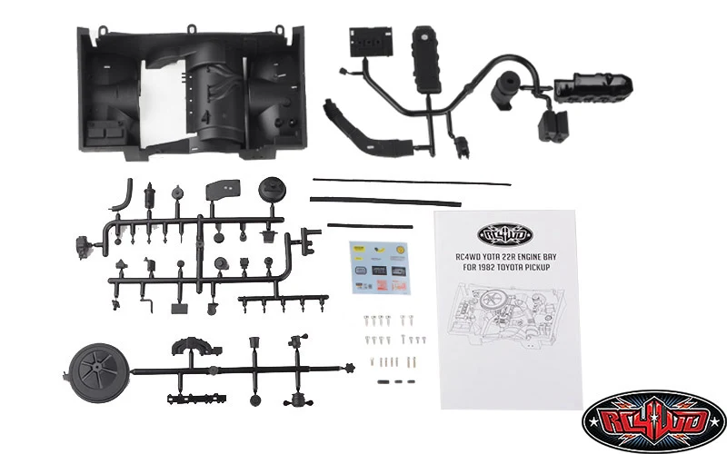 RC4WD Baie moteur Yota 22R pour Toyota 1982 Z-S0327