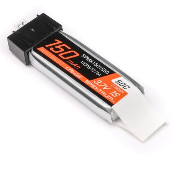 Spektrum Accu lipo 1s 3.7v 150Mah 50C SPMX1501S50