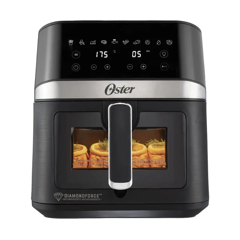 Freidora de Aire Digital Oster DiamondForce 6 Litros Negra CKSTAF60WDDF
