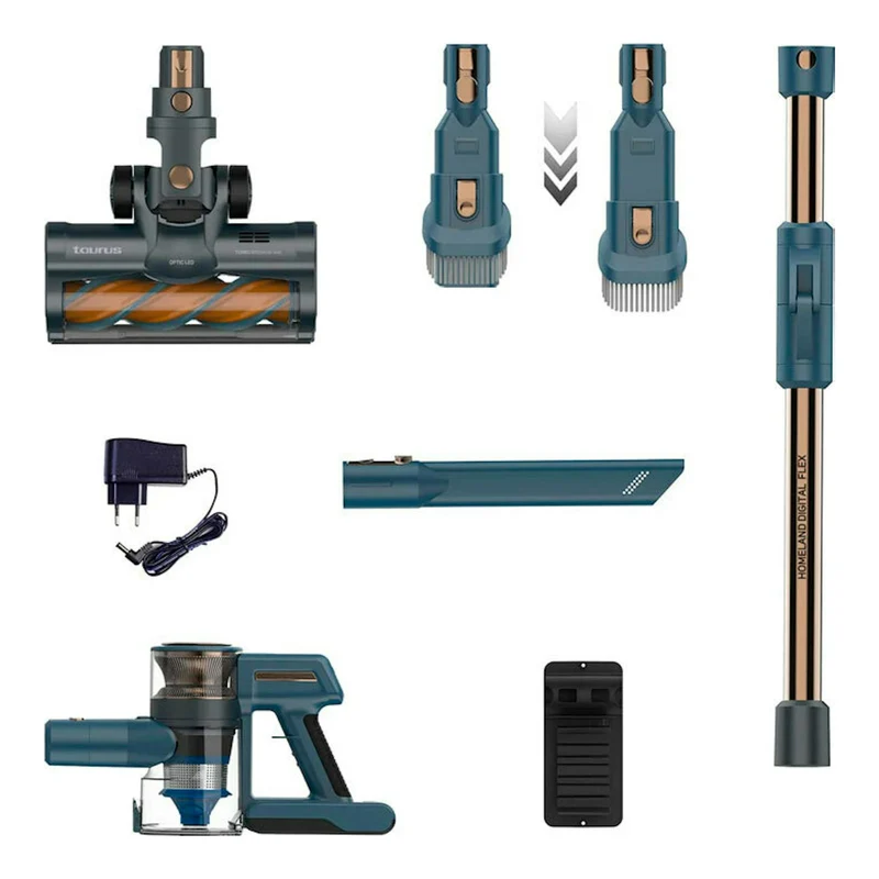 Aspirador escoba Taurus Homeland Digital Flex – 365 W, 28.000 Pa, 60 min