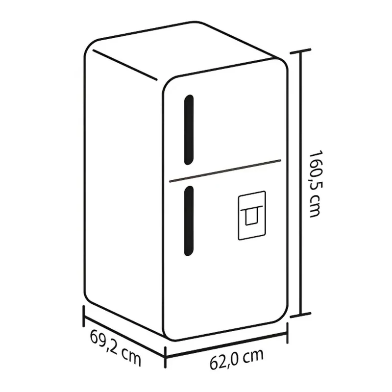 Haceb Refrigeradora Top Freezer 10 Pies Cúbicos, 9002940