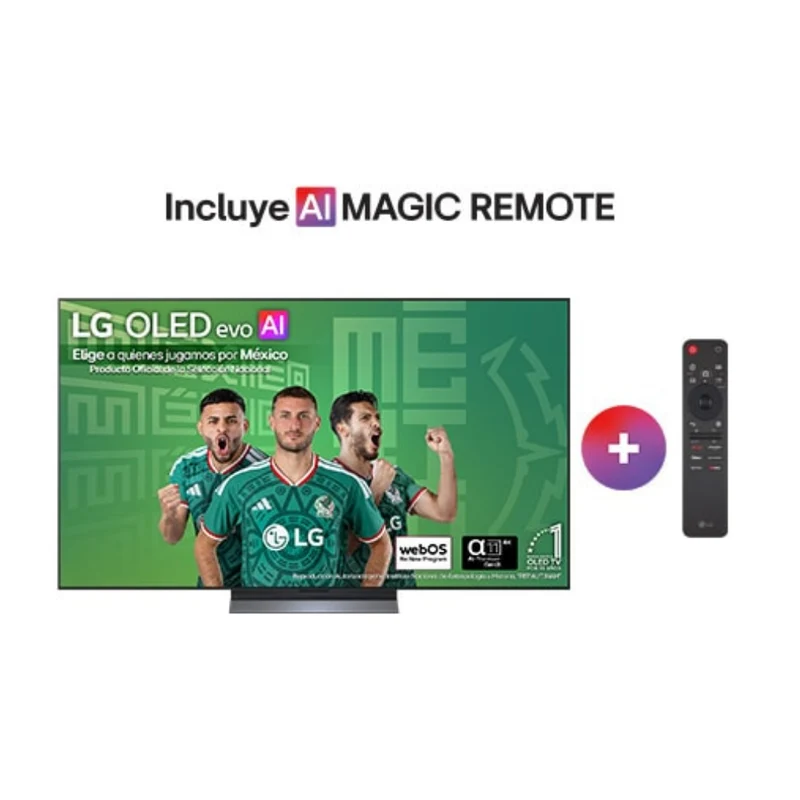 LG Pantalla 65" OLED UHD 4K EVO AI C6 Smart, OLED65C6PSA