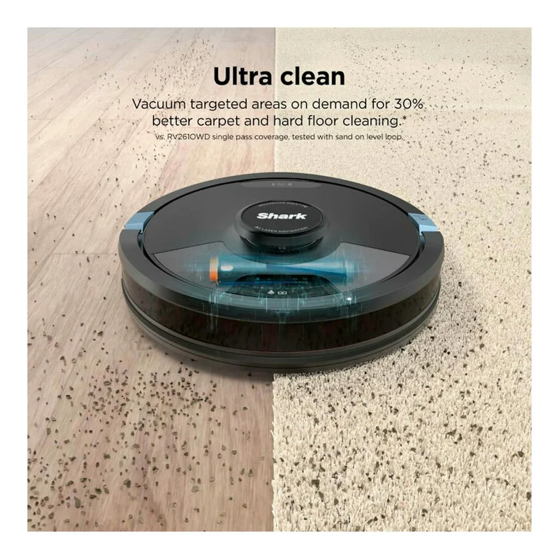 Robot aspirador Shark RV2620WAEUWH – 2 en 1, autovaciado, fregado