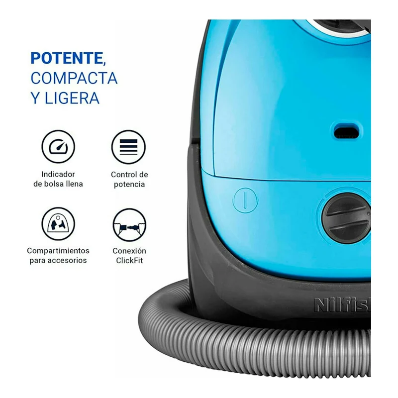 Aspirador Nilfisk ONE LBB10P05A-HB15 BASIC EU – 750 W, con cable, 3 L