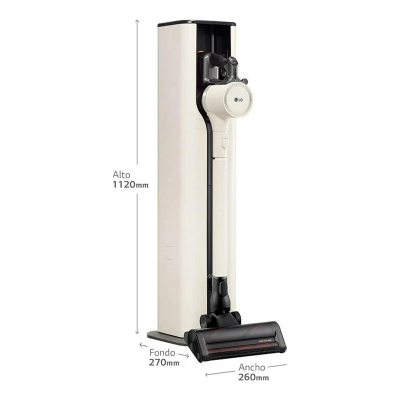 Aspirador escoba LG A9T-PRIME1C – Sin cable, autovaciado, 260 W