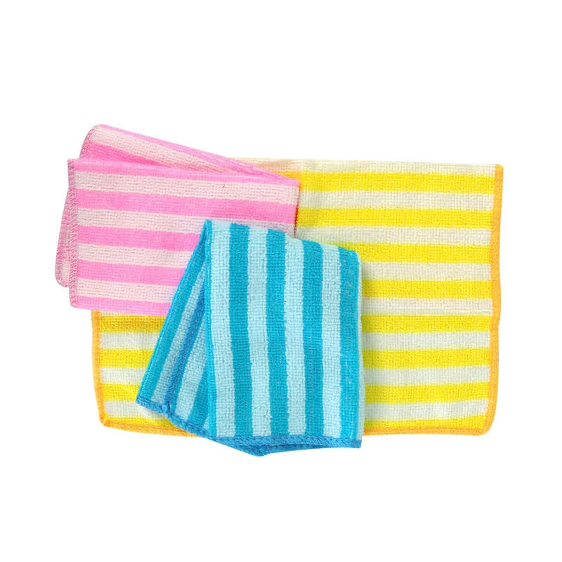 Set de 3 Toallas de Microfibra 30 x 30cm