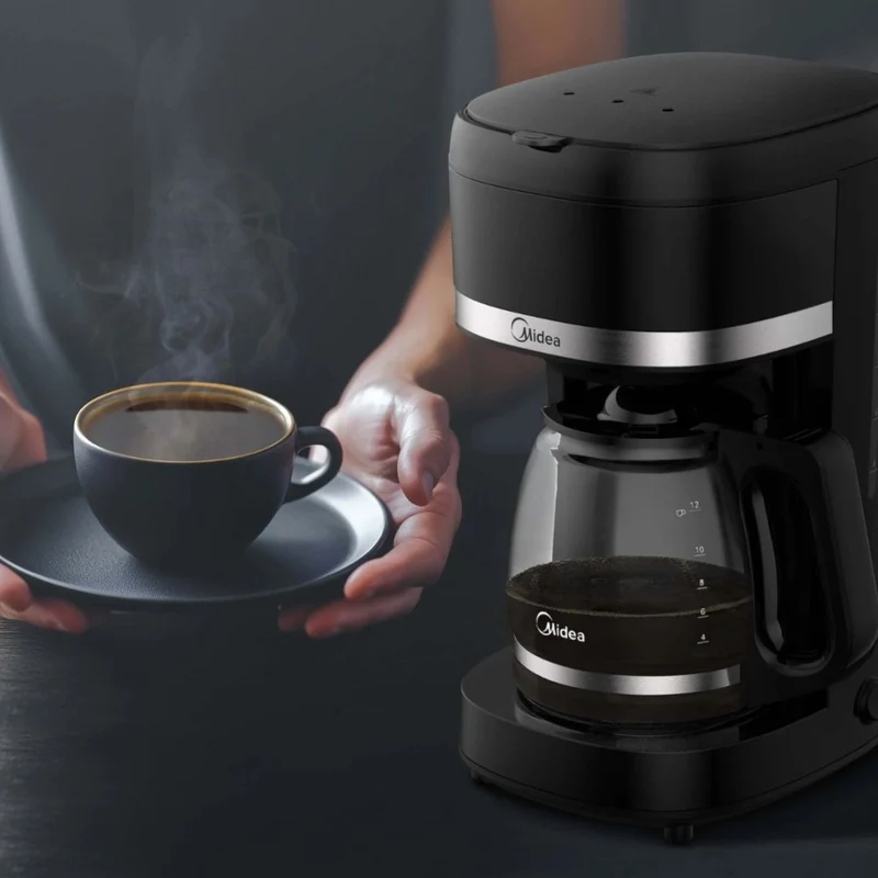 Midea Coffee Maker Eléctrica 12 Tazas, MCD12MWCK