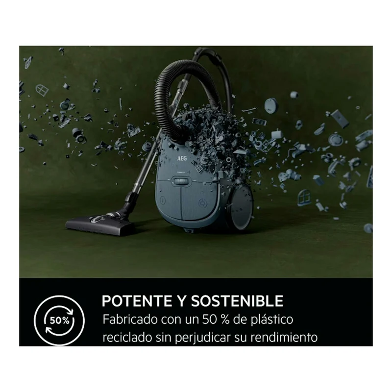 Aspirador AEG AB61C2DB – con bolsa, 850 W, 73 dB