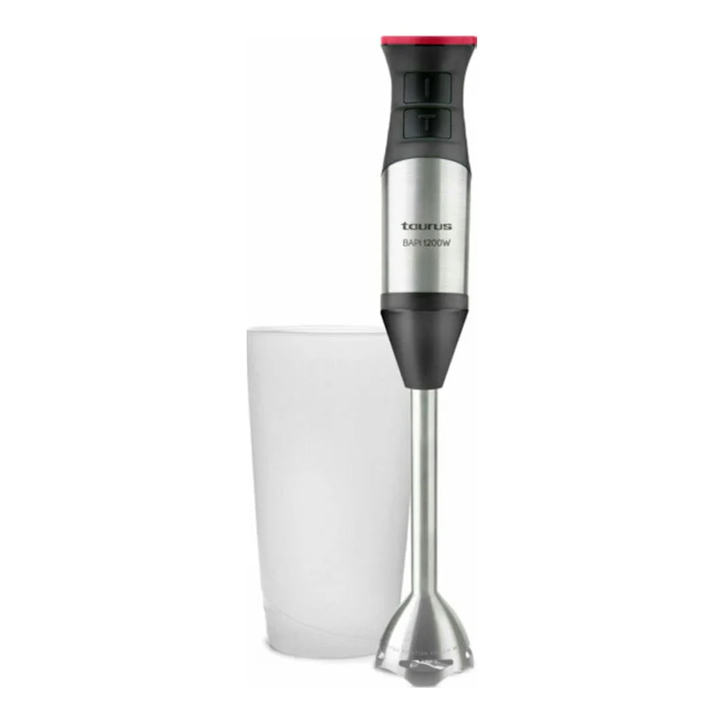 Batidora de mano Taurus BAPI 1200 INOX – 1200 W, 20 velocidades, pica hielo