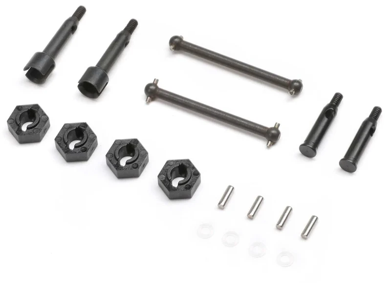 LOSI Axes de roues Avant et Arrière + Cardans Arrière (10Pcs) Micro-B LOS-1764
