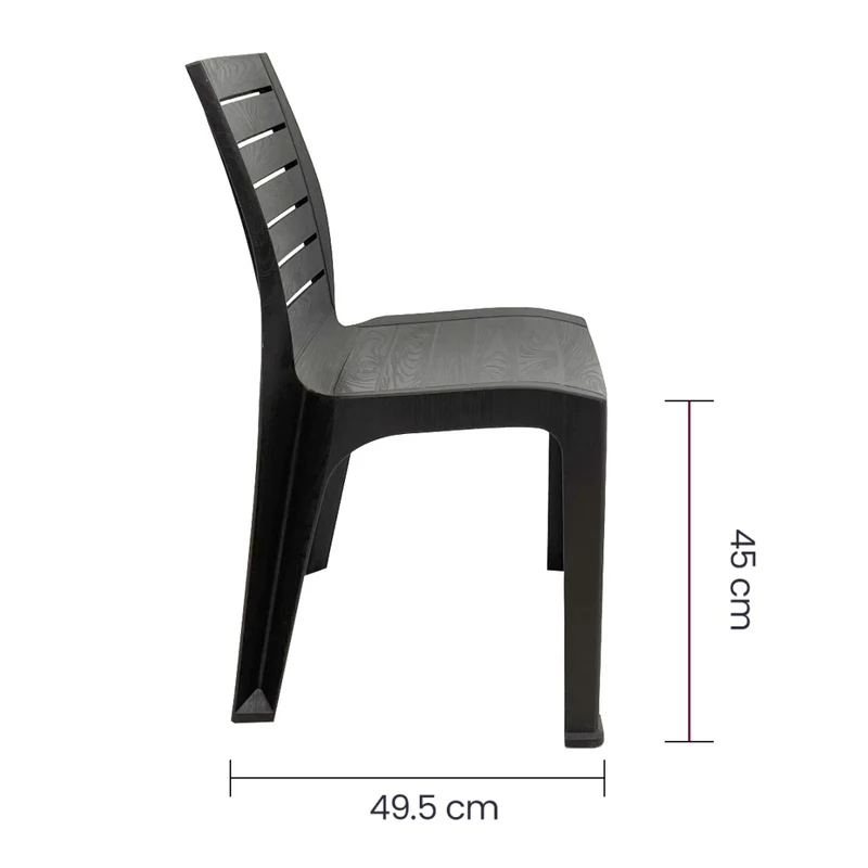 Reyplast Silla Plástica sin Brazos (SLX910500)