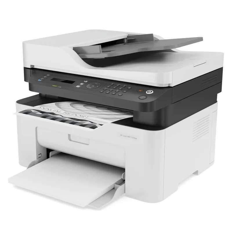 HP Impresora Multifuncional Monocromática Láser MFP137FNW, 4ZB84A
