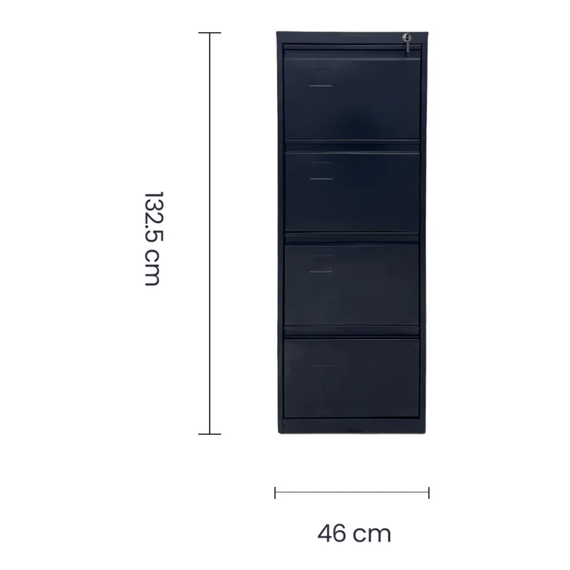 Continental Archivero Metálico Vertical con 4 Gavetas