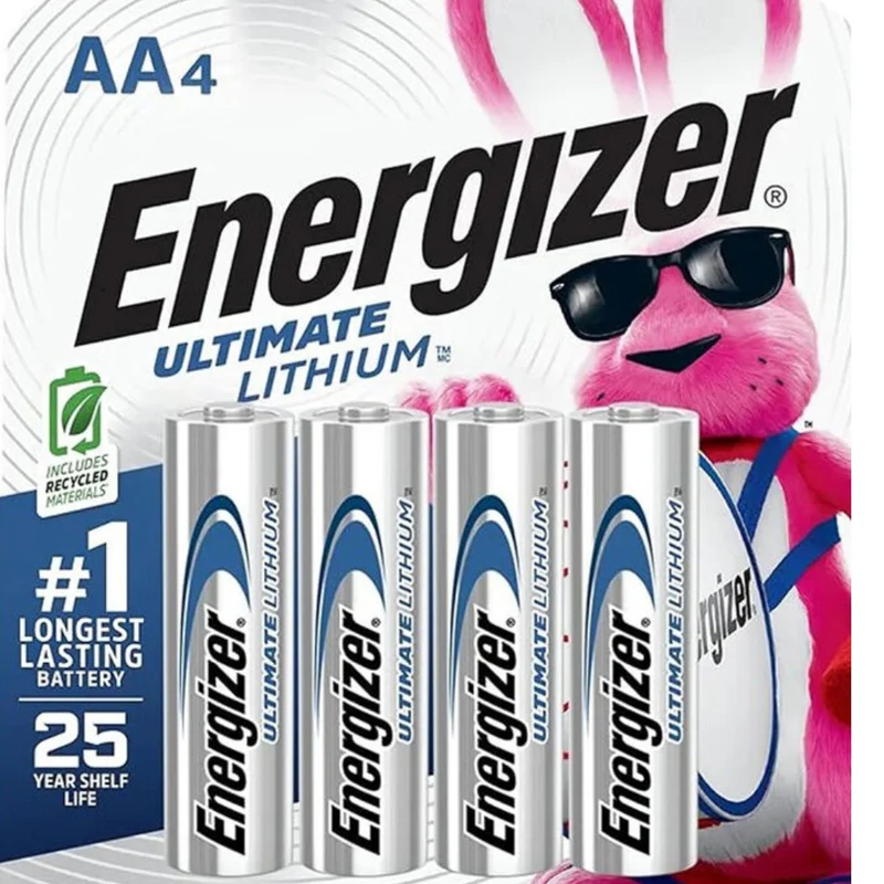 Energizer Baterías de Litio AA 1.5V 3500 MAH 57-EULAA4D, 8 Piezas