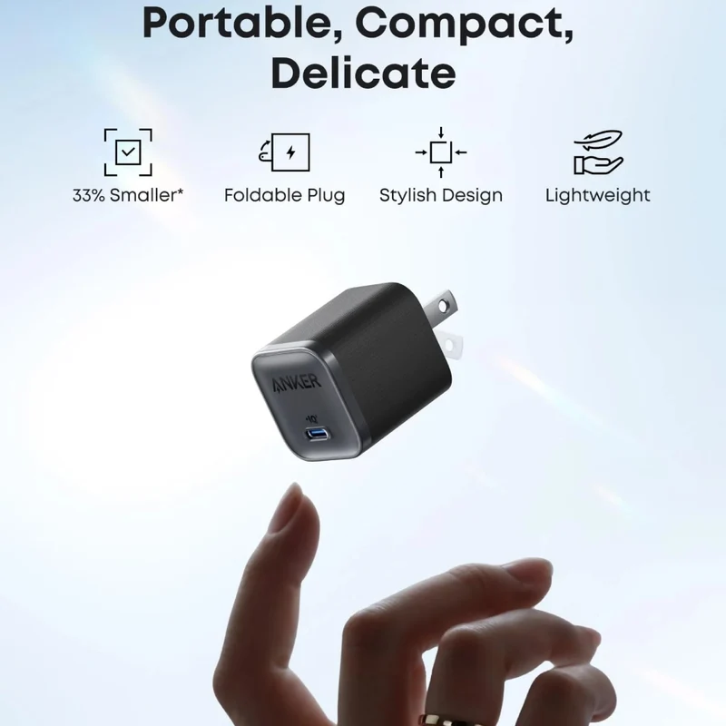 Anker Cargador de Pared Mini USB C 45W, A2692J11