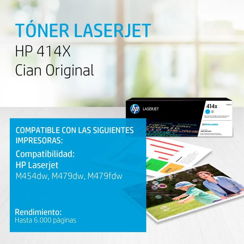 HP Tóner de Tinta Original 414X