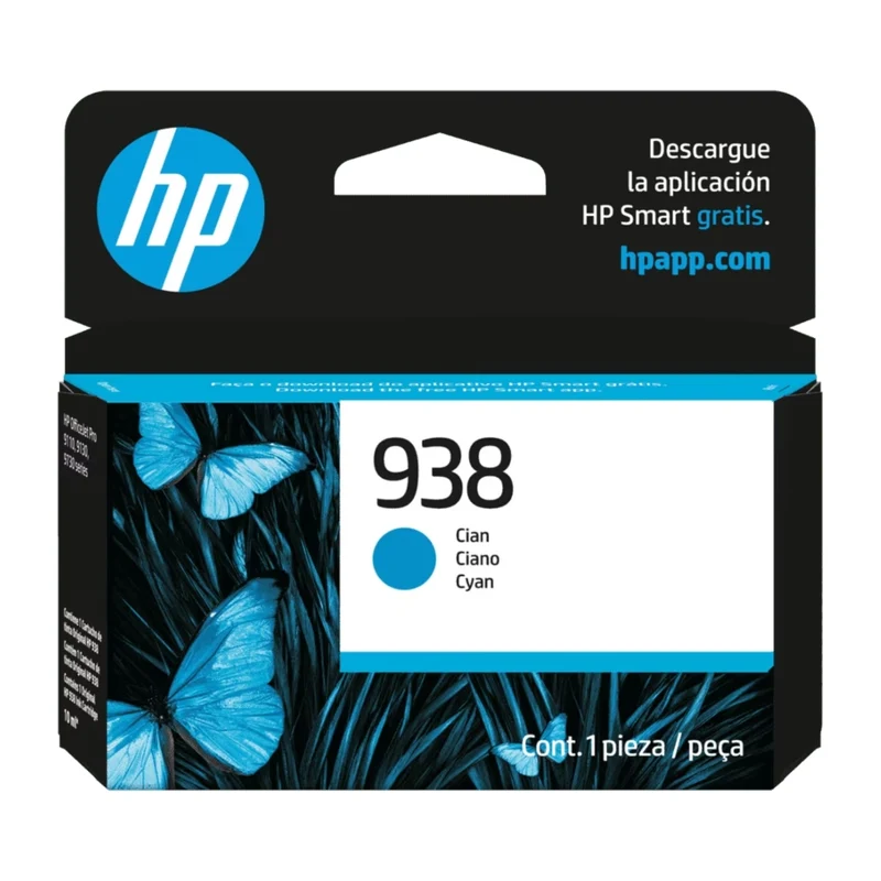 HP Cartucho de Tinta Original HP 938 para OfficeJet Pro, 4S6X